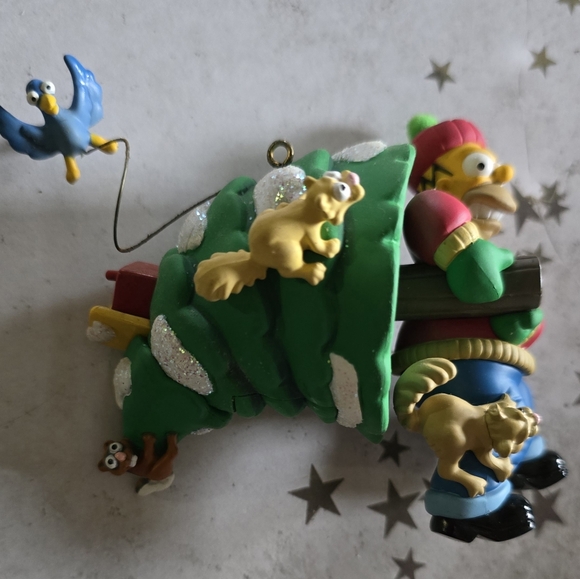 Simpsons Homer D'oh Tannenbaum 111 Vintage 2004 Holiday Christmas Tree Ornament - Picture 3 of 5